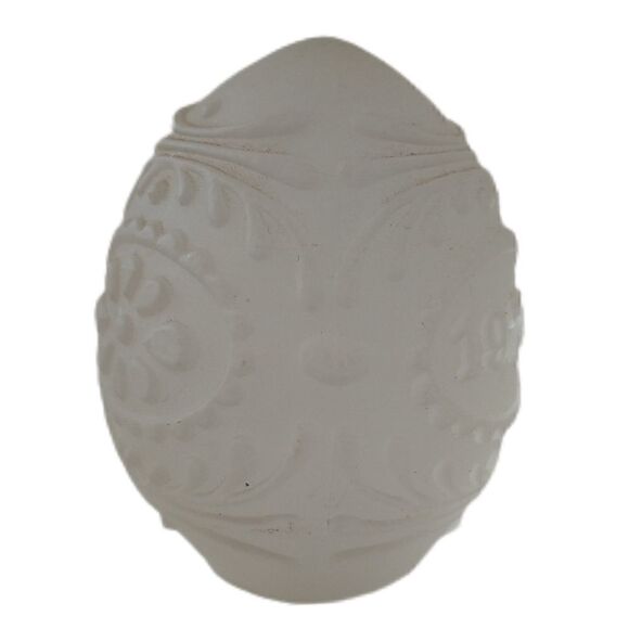 Goebel Annual Crystal Egg Oval Decorated Etched Glass Vintage 1979 Frosted Retro - Picture 10 of 16
